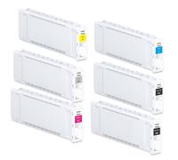 Juego completo de cartuchos de tinta de 700 ml para Epson P6500 y P8500.