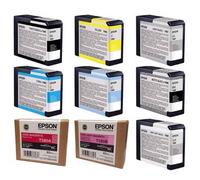 Juego completo de cartuchos de tinta para Epson stylus pro 3880
