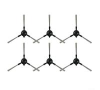 Juego completo de cepillos laterales de repuesto para Xiaomi para robot aspirador MIJIA E5, modelo C108, con cerdas de nailon flexibles para limpieza de esquinas, cubo de plástico duradero, montaje
