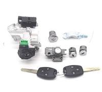 Juego Completo de cerraduras, Interruptor de Encendido, Cilindro de Cerradura de Puerta, transmisión, 2 Llaves con Chip 46/ para Honda Accord 2008-2011 de 4 Puertas.