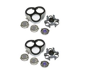 Juego Completo De Cuchillas Y Cabezales De Repuesto For Afeitadora Philips, Compatible Con Afeitadoras Philips HQ8 PT870/877 AT928/4600, Recortadora De Precisión.(2pcs)