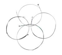 Juego completo de cuerdas para viola, cuerdas para instrumento de viola | 4 cuerdas para instrumentos de viola de níquel cromado plateado | Instrumento de viola de concierto de actuación escolar reemp