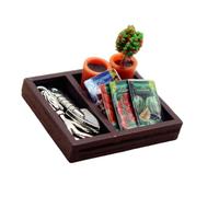 Juego completo de decoración de jardín en miniatura a escala 1:12, incluye detalles agrícolas versátiles para libros de cuentos, casas de muñecas estéticas, decoración de jardín, resina