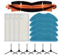 Juego completo de filtros de cepillo principal, paños de fregona, cepillos laterales para aspiradora HomeRun serie 3000, piezas de repuesto para modelos XU3100/01 XU3110/02 XU3000/01 XU3000/02 XV1430