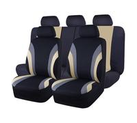 Juego Completo De Fundas De Asiento De Tela De Poliéster, Almohadilla Protectora Universal Para La Mayoría De Los Coches, SUV Fundas para Asiento(BG)