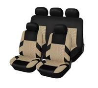 Juego Completo De Fundas De Asiento Delanteras Y De Tamaño Universal, Cojín De Protección De Poliéster Transpirable Para Coche Fundas para Asiento(9pc-BG)
