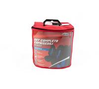 Juego Completo De Fundas De Asiento Para Auto Universal Airbag Negro Azul START