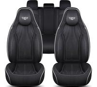 Juego completo de fundas de asiento para BMW Serie 2 F45 F46 Gran Tourer año 2014-21 en negro FL3