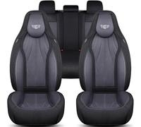Juego completo de fundas de asiento para Kia e-Soul 1 año 2008-14 en negro/gris FL2