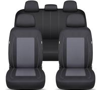 Juego completo de fundas protectoras para Seat Leon 1 1M año 1999 - 05 en negro/gris FT4