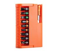 Juego completo de herramientas de puntas de destornillador de alto par con diseño antideslizante para un montaje y reparación eficientes, juego de brocas de hechizo de alta dureza