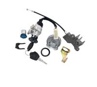 Juego completo de interruptor de llave de encendido compatible con GY6 50cc, 125cc, 150cc, QMB139, TaoTao Peace, Roketa, Jonway NST de 5 pines.