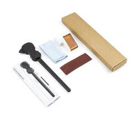 Juego completo de lazos profesionales para guitarra con paño de lija y guía para tocar cómodamente y versatilidad. Arcos de guitarra altos