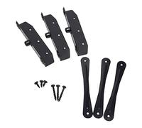 Juego Completo de Listones para persianas y persianas, Kit Completo para 11 Tablas, Acero Inoxidable E-Coated Negro - DHLH-02