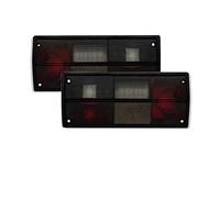 Juego completo de luces traseras VT17 de montaje de luz trasera, 1 par de luces LED para lado del conductor y del pasajero, color negro compatible con VW Bus T3 1979 1980 1981 1982 1983 1984 1985
