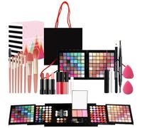 Juego completo de maquillaje para mujer, set completo de maquillaje para mujeres, profesional, set completo de cosméticos para niñas y niñas, juego de paletas de maquillaje para principiantes
