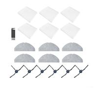 Juego completo de piezas de repuesto compatible con Eufy G50 L60 para Hybrid Ses con filtros de cepillos laterales y almohadillas de fregona para un mantenimiento eficiente del robot aspirador (B)