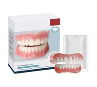 Juego completo de prótesis dentales, prótesis de silicona con cuerpo completo, set de dentífrico, prótesis dentales completas, prótesis dentaduras postizas inferiores dentaduras, dientes cosméticos