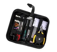 Juego completo de reparación para instrumentos de cuerda, incluye ficheros de medición, llave inglesa, perfecto para el mantenimiento de bajos de guitarras y banjos