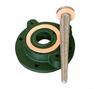Juego completo de repuesto para bombas de mango tipo 75, incluyendo pistón, válvula, pernos y anillos de sellado para un mejor funcionamiento de la bomba (piel de vaca sintética, verde oscuro)