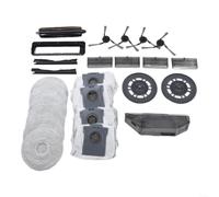 Juego completo de repuesto para Mova P10 Pro Ultra para P50 Pro Ultra - Cepillo principal TriCut cepillos laterales Filtros Almohadillas de trapeador Bolsas de polvo Accesorios de limpieza profunda