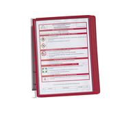 Juego completo de soporte mural DURABLE, 5 marcos transparentes DIN A4, UE 2 unid.