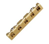 Juego completo de tuercas de rodillo de latón ajustables para mejoras de bajos electrónicos, incluye llave inglesa con placa