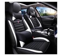 Juego Completo Funda Asiento Coche Cuero Para Ford Todos Los Modelos Para Fusion Para Edge Para Tourneo Para Kuga Para Mustang Protector Funda Asiento Coche(White Bk pillow)