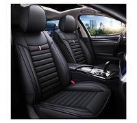 Juego Completo Funda Asiento Coche Cuero Para Ford Todos Los Modelos Para Fusion Para Edge Para Tourneo Para Kuga Para Mustang Protector Funda Asiento Coche(Negro)
