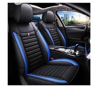 Juego Completo Funda Asiento Coche Cuero Para Ford Todos Los Modelos Para Fusion Para Edge Para Tourneo Para Kuga Para Mustang Protector Funda Asiento Coche(Bk Blue)