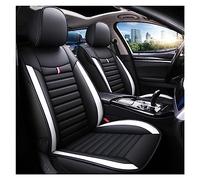 Juego Completo Funda Asiento Coche Cuero Para Ford Todos Los Modelos Para Fusion Para Edge Para Tourneo Para Kuga Para Mustang Protector Funda Asiento Coche(White Bk)