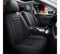 Juego Completo Fundas Asiento Coche Para Delantero + Trasero Para Nissan Para Qashqai J11 Para Marzo Para Versa Para Kicks Para Tiida Protector asiento coche(Black)