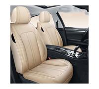 Juego completo fundas asientos coche 5 protector para SEAT para León para Ibiza para Arona para Ateca para Tarraco para Cupra Coche Fundas Asientos(Beige)