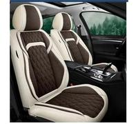 Juego Completo Fundas Universales Para Asientos De Coche Para Suzuki Para Swift Para Samurai Para Grand Para Alto SX4 Para Vitara Para Liana Fundas de Asientos(Beige Coffee Front)
