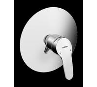 Hansa Mezclador monomando de ducha Hansamix 0185 Juego listo para montar, cromo