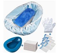 Juego con 30 forros desechables, almohadillas y guantes superabsorbentes, paquete de 30 unidades, sartén para mujeres mayores, pacientes postrados en cama, sartén para hombres