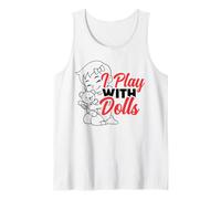 Juego con muñecas I Love My Baby Doll I Heart Baby Doll Mom Camiseta sin Mangas