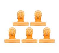 Juego con Rizador de Extensión de Plástico, 5 uds., Clips de Extensión de U?as Curvos en C, Clip de Puntas de U?as de Construcción Rápida de Gel Polivinílico (ORANGE)
