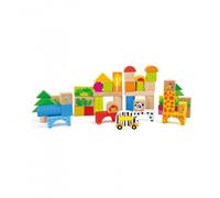 Juego Construcción Madera Zoo