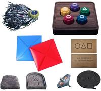 Juego coreano Gonggi, juego tradicional coreano de desafío de reflejos, juego de guijarros de piedra Gonggi Jack, juego de piedras de agarre clásico coreano para fanáticos de la televisión de calamar
