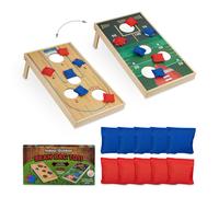 Juego cornhole 10 sacos multicolor juego de puntería juego de lanzar sacos