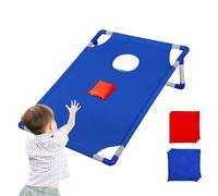 Juego Cornhole - Juego De hoyos De Trigo Ligero | Sandbag Board | Caño De Marcos Para Jóvenes Y Viejos Juguetes Para Ahorrar Espacial Con Bolsas De Almacenamiento Para El Cumpleaños De La Playa De Ca