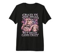 Juego Crazy In The Head But Head Crazy Funny Cat Camiseta Premium