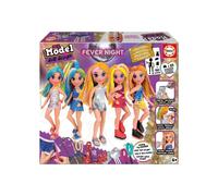 Juego creativo - EDUCA - Mi diseño de muñeca modelo FIEVER NIGHT - Crea tu muñeca personalizada y conviértete en estilista