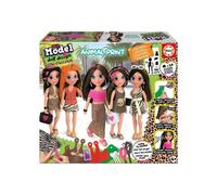 Juego creativo - EDUCA - Mi diseño de muñeca modelo IMPRESIÓN SALVAJE - Crea tu muñeca personalizada con patrones de moda.