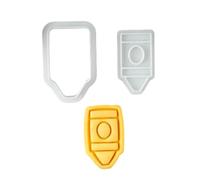 Juego creativo para hornear Diseños de útiles escolares Lápiz Regla Mochilas Forma Corte de galletas para fiestas infantiles Elaboración de refrigerios Suministros escolares de dibujos animados