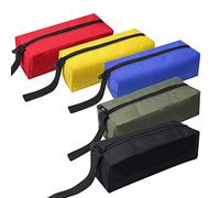 Juego Cremalleras utilidad impermeable lienzo bolsa/Pequeña tornillos clavos herramienta organizador vacías resistente/mini vacío resistente Bolsa