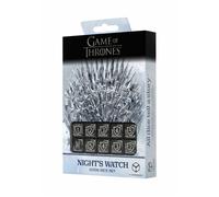 Juego Dados D6 Game of Thrones Patrulla Nocturna Q Workshop 10xD6 Negro