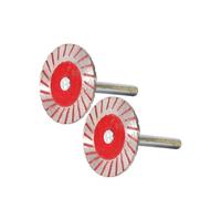 Juego de 1/10 mini hojas de sierra circular for cortar madera, piedra y granito, herramienta rotativa(Red,2pcs)