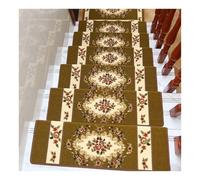 Juego de 1 2 4 6 8 10 15 alfombras de Escalera con Borde Redondeado, Antideslizantes y Reutilizables, for escalones Madera en Interiores con protección Bordes(1PC E,29.5x9.4x1.2in)